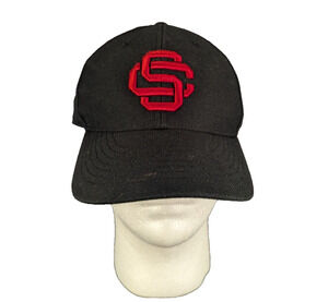 USC Trojans Hat Mens 7 3/8 Fitted Cap Team Trojan South Carolina Black